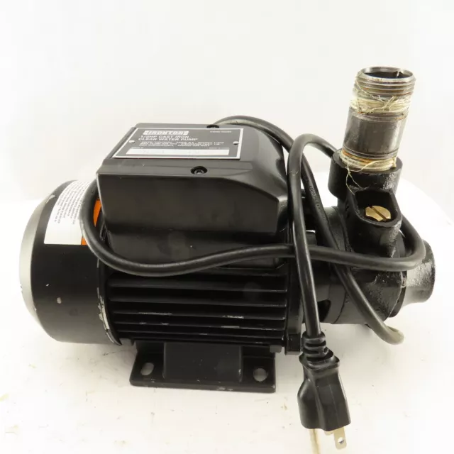 Ironton 115V 1/2Hp 115V Non-Submersible Indoor 634 GPH Clear Water Transfer Pump