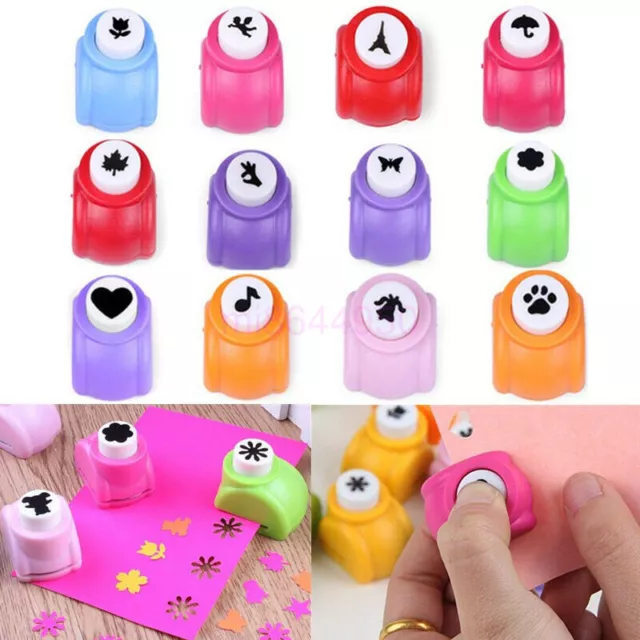 Mini Paper Punch Scrapbooking Cutter Craft Stencil Handheld Making Hole Cards