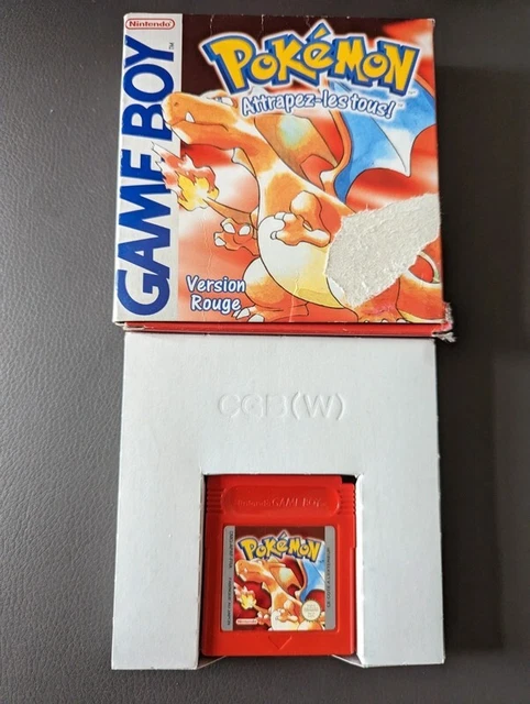 Pack Complet Pokémon Version Bleue, Rouge, Jaune, Or, Argent, Cristal – Game Boy – FRA