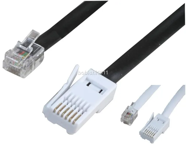 Bt 631A Plug To Rj12 6P6C Cable,6 Wire Telephone Line Cord,Broadband Router Lead