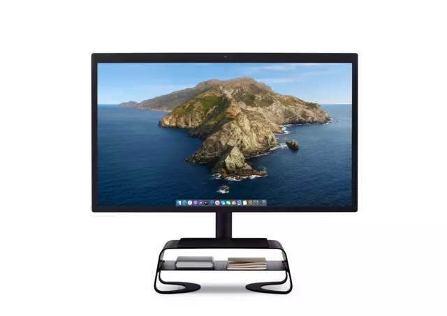 Twelve South Curve Riser Desktop Monitor Bildschirm Stand PC iMac Ablage Schwarz