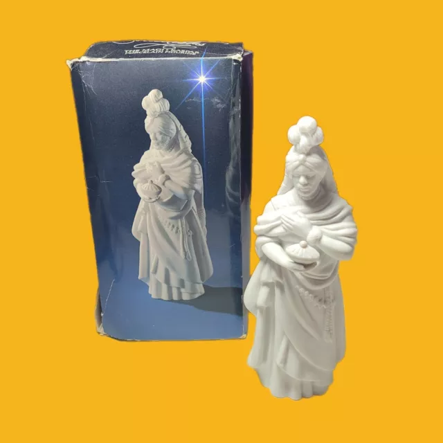 Vintage Avon Nativity Collectibles White Porcelain  Figure The Magi Kaspar