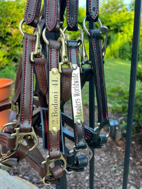 Horse Leather Halter by Leaders