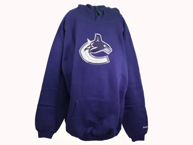 Vancouver Canucks NHL Apparel Kids Youth Size Pullover Hooded Sweatshirt New