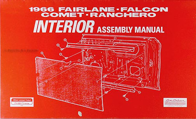1967 Comet Capri Cyclone Caliente Interno Montaggio Manuale 67 Mercury Fabbrica 