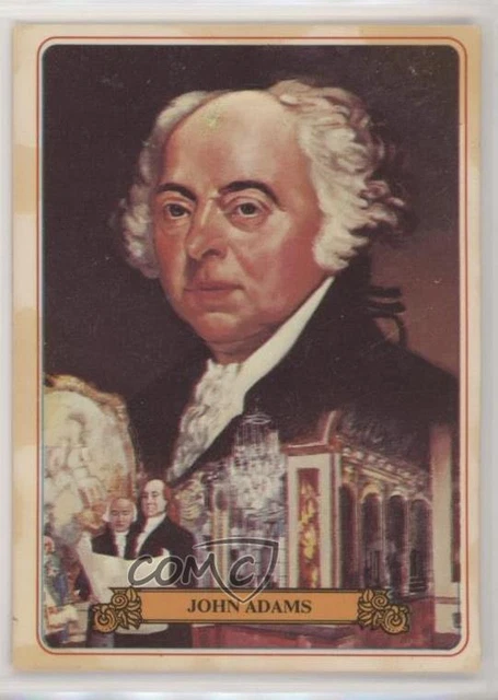 1976 BEL-ART KNOW Your US Presidents Food Issue Rainbo Bread John Adams ...