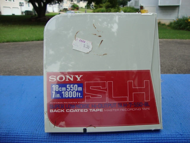☆SONY SLH 550BL BACK COATED TAPE 7号 オープンリールテープ 未開封