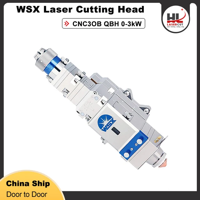 WSX Fiber Laser Cutting Head 0-3Kw NC30B Auto Focus QBH 3000W for Metal Cutting