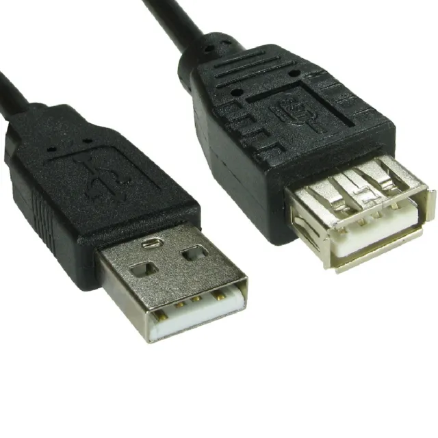 USB Extension Cable 1.8m Extender Lead Male To Female Type A Extention (2m) Long