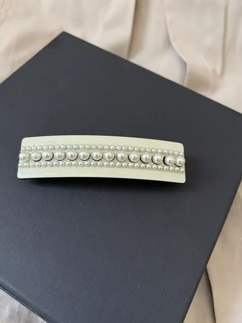 Moliabal Milano Luxury Handcrafted Pearl Hair Clip Barrette