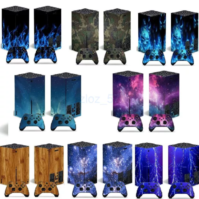 AU Xbox Series X Skin Sticker Decal Vinyl Wrap Cover for Console & Controllers