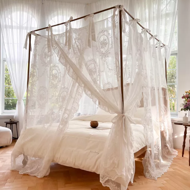 Mosquito Net Lace Decoration Princess Style Netting For Bed Canopy Dust Proof