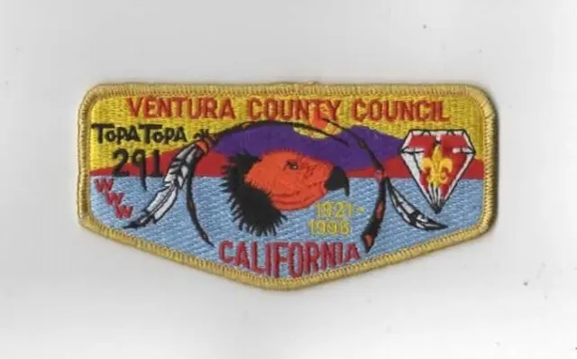 Topa-Topa 291 1921-1996 35th GMY Bdr. Ventura County California [MK-5728]