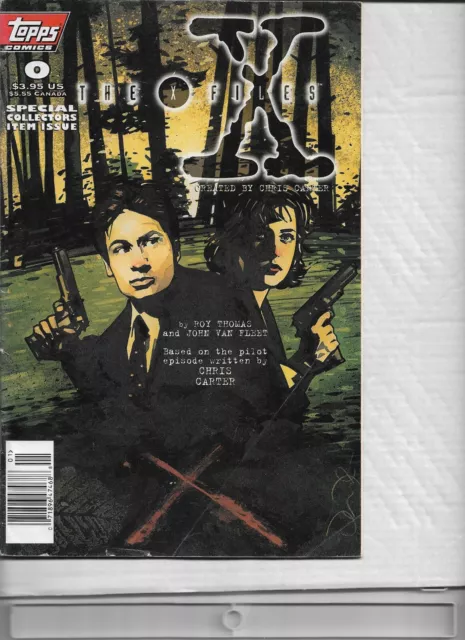 The X-Files #0 Special Collectors Item Issue Topps Comics - Very Good - Fine!!!