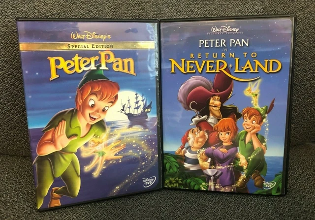 Walt Disney Classic  PETER PAN  Special Edition + RETURN TO NEVERLAND  DVD  USA