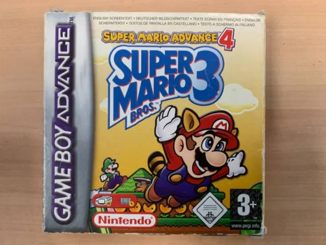 BOX ONLY Super Mario Advance 4 GBA Gameboy Advance NO GAME