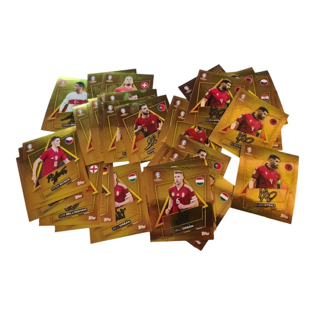 Autocollant Topps UEFA EURO 2024 Allemagne - Édition Foil Parallèle - à Choisir - Neuf