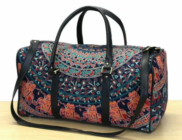 Kostüm Ombre Duffle Baumwolle Reise Tasche Mandala Hippie Überwurf Krawatte Die