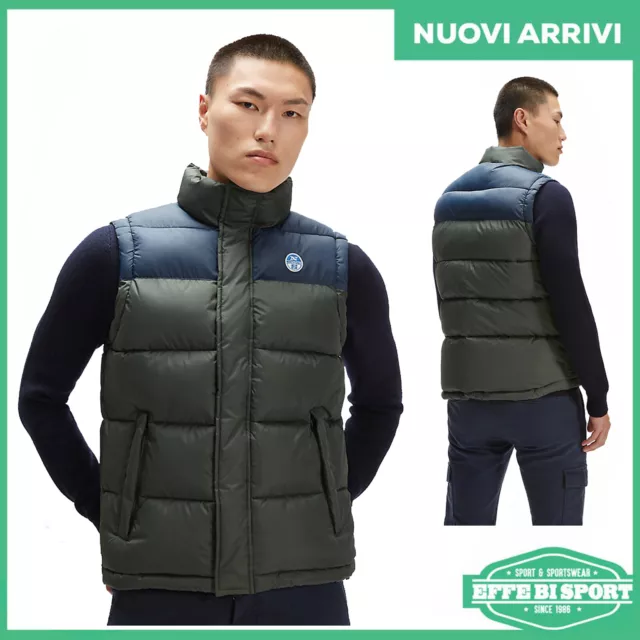 Gilet smanicato uomo North Sails giacca giubbino ragazzo senza maniche giubbotto