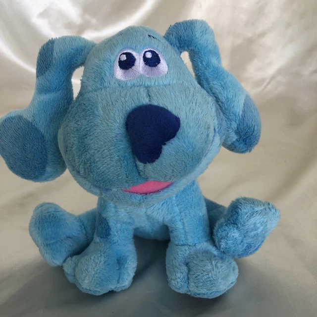 NICKELODEON BLUE’S CLUES & You Blue Dog Plush Stuffed Animal Toy 7” 7.