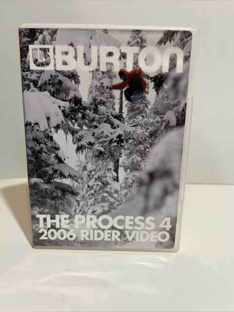 Burton: The Process 4: 2006 Rider Video DVD MOVIE snowboarding boarders tricks