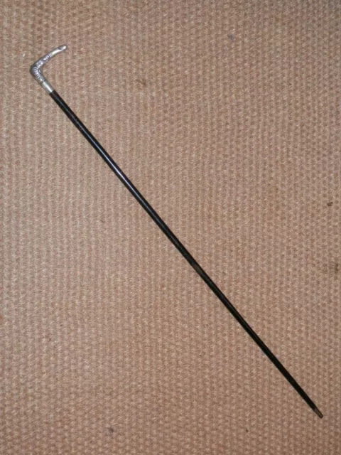 Antique Silver Floral/Swirl Pattern Handle Ladies Dress Cane 92.5cm 2