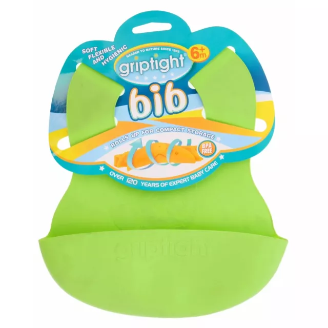 Griptight Flexi Folding Baby Food Bib