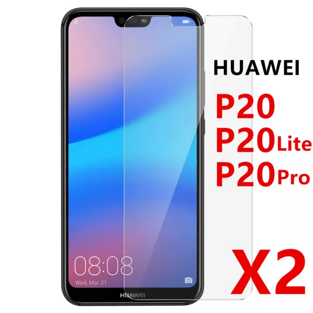 Huawei p20 / Lite  pro p30 verre trempé film protection écran vitre protecteur