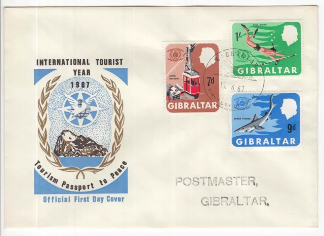 British Commonwealth GIBRALTAR FDC 1967