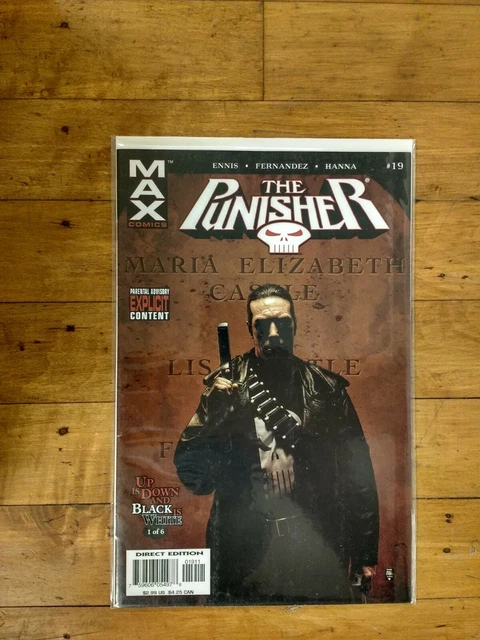 Marvel Punisher #19 Max Comics Up is Down Part 1 Unread Condition 2005 Ennis
