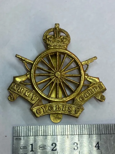 Original British Army - Army  Cyclists Corps Cap Badge