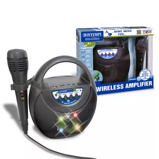 Merchandising Bontempi 48 5900 Amplificatore Wireless Con Microfono Dinamico Ed