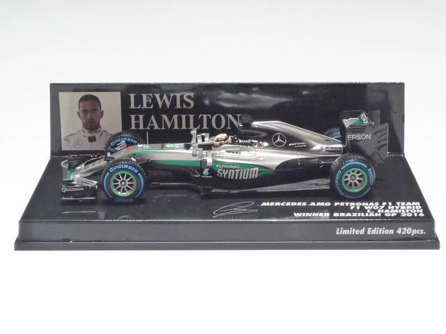Minichamps 1/43 MERCEDES AMG PETRONAS W14 E Hamilton – Bahreïn GP 2023 (Collectionneur)