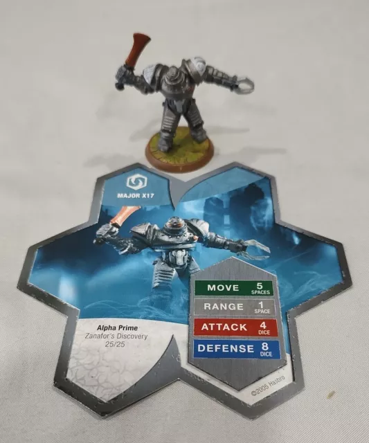 Major X17 - Heroscape Zanafor's Discovery Wave 4 - Figure And Card