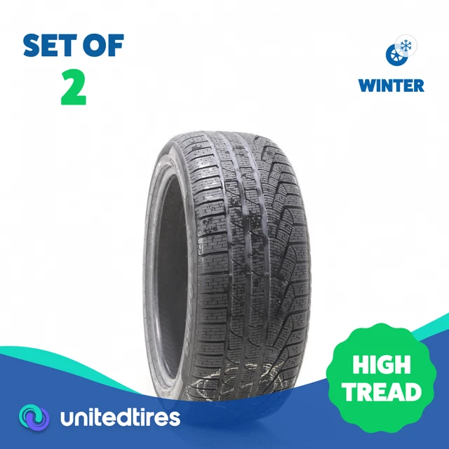 Set of (2) Driven Once 245/45R19 Pirelli Sottozero Winter 240 Serie II 102V -...