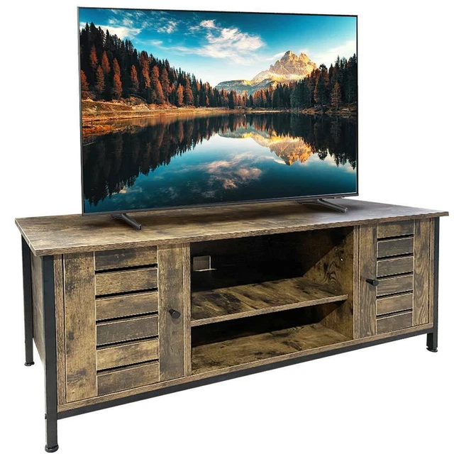 Mobile TV Moderno Con 3 Ante - Credenza Soggiorno Con Gambe - Foto 3