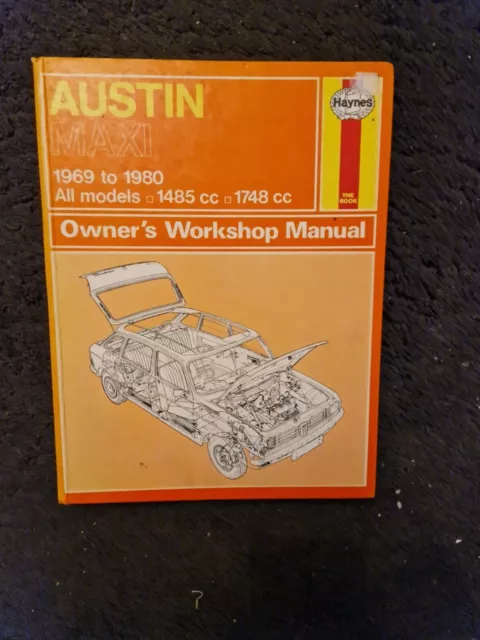 Austin Maxi 1969-1980 Haynes Workshop Manual All Models Classic Car Repair #052