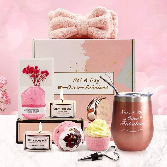 Regalos de cumpleaños para mujeres, cesta de cumpleaños feliz, regalos para mamá, caja de regalo única