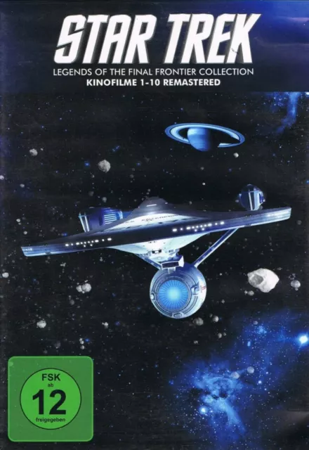 Star Trek - Kinofilme 1+2+3+4+5+6+7+8+9+10 Remastered # 10-DVD-BOX-NEU