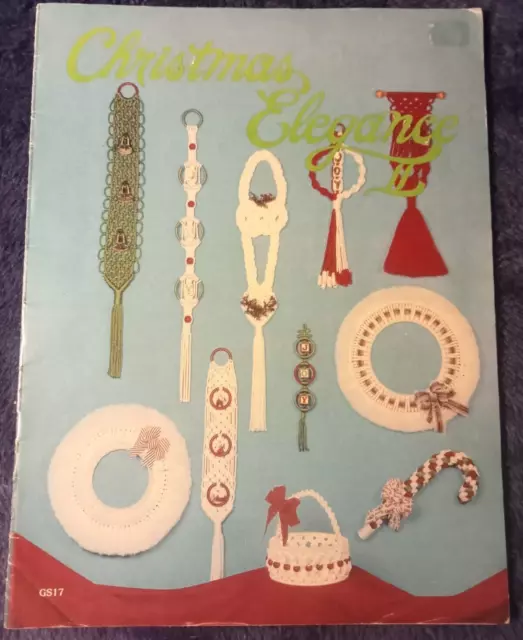 Vintage Macrame Magazine Craft Christmas How To Lot 10