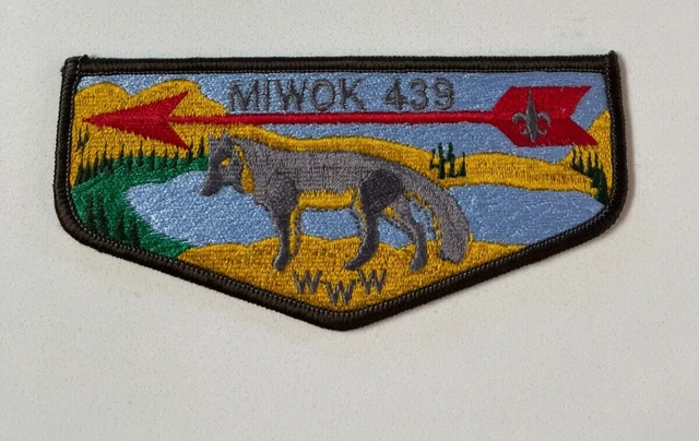 Boy Scout OA 439 Miwok Lodge Flap S23