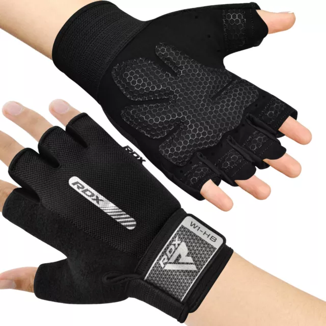 Weight Lifting Gym Gloves by RDX, Lifting Straps, Weight, Workout Gloves for Men