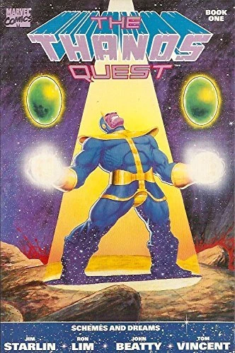 THE THANOS QUEST- BOOK ONE, SCHEMES AND DREAMS (VOLUME 1, By Jim Starlin *VG+*
