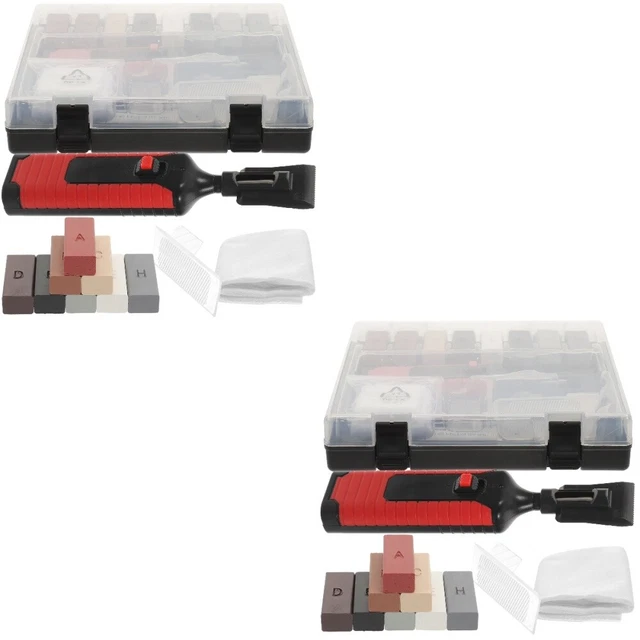 2x espátula para azulejos agrietados juego de reparación de encimeras