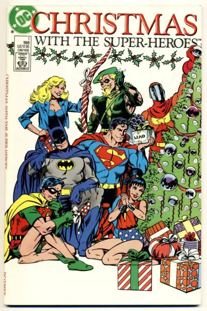 CHRISTMAS WITH THE SUPER-HEROES #1 F, Giant, John Byrne c, DC Comics 1988