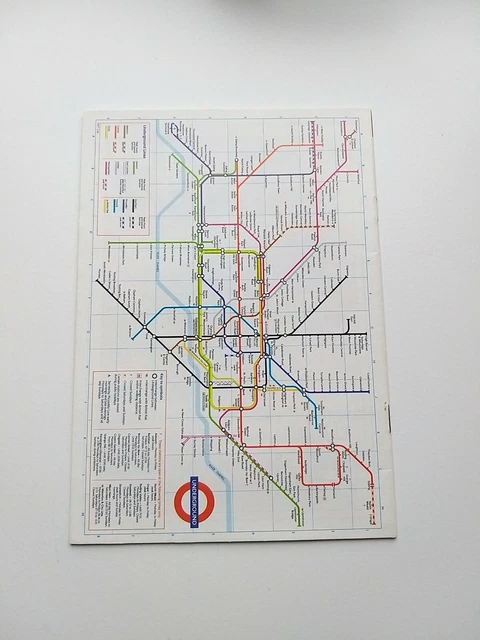 MAY 1987 BAKERLOO Line London Underground Tube Map Timetable £9.99 ...