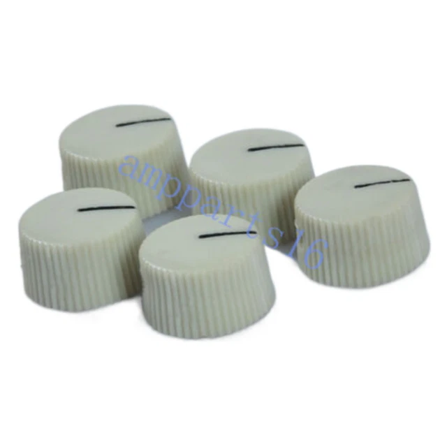 10pcs Fenders Knob Cap For 60s Bandmaster Head Guitar Amp 1/4'' Cream Gray