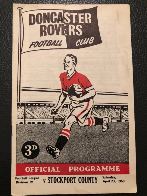 Doncaster Rovers v Stockport County, (Div 4), 23.4.1960.