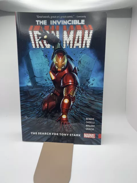 Invincible Iron Man: the Search for Tony Stark by Brian Michael Bendis (2018,...