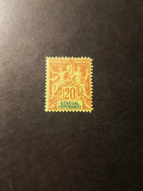Timbre France Colonie Sénégal N°14 Neuf * Mh  1900